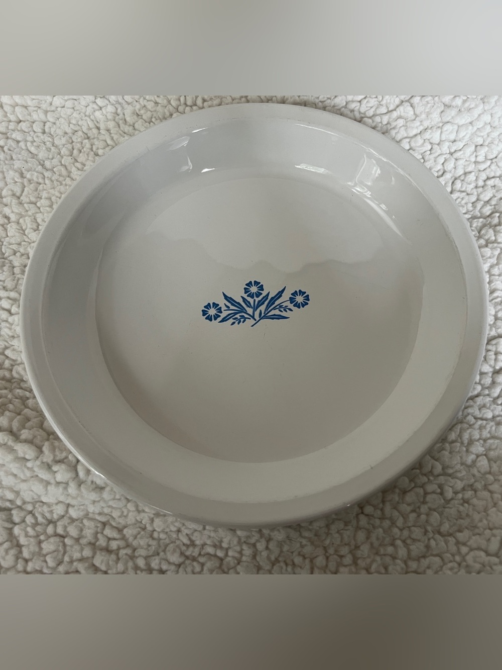 Corning Ware Vintage P-309 Pie Plate Baking Dish 9"x1.5" Blue Cornflower